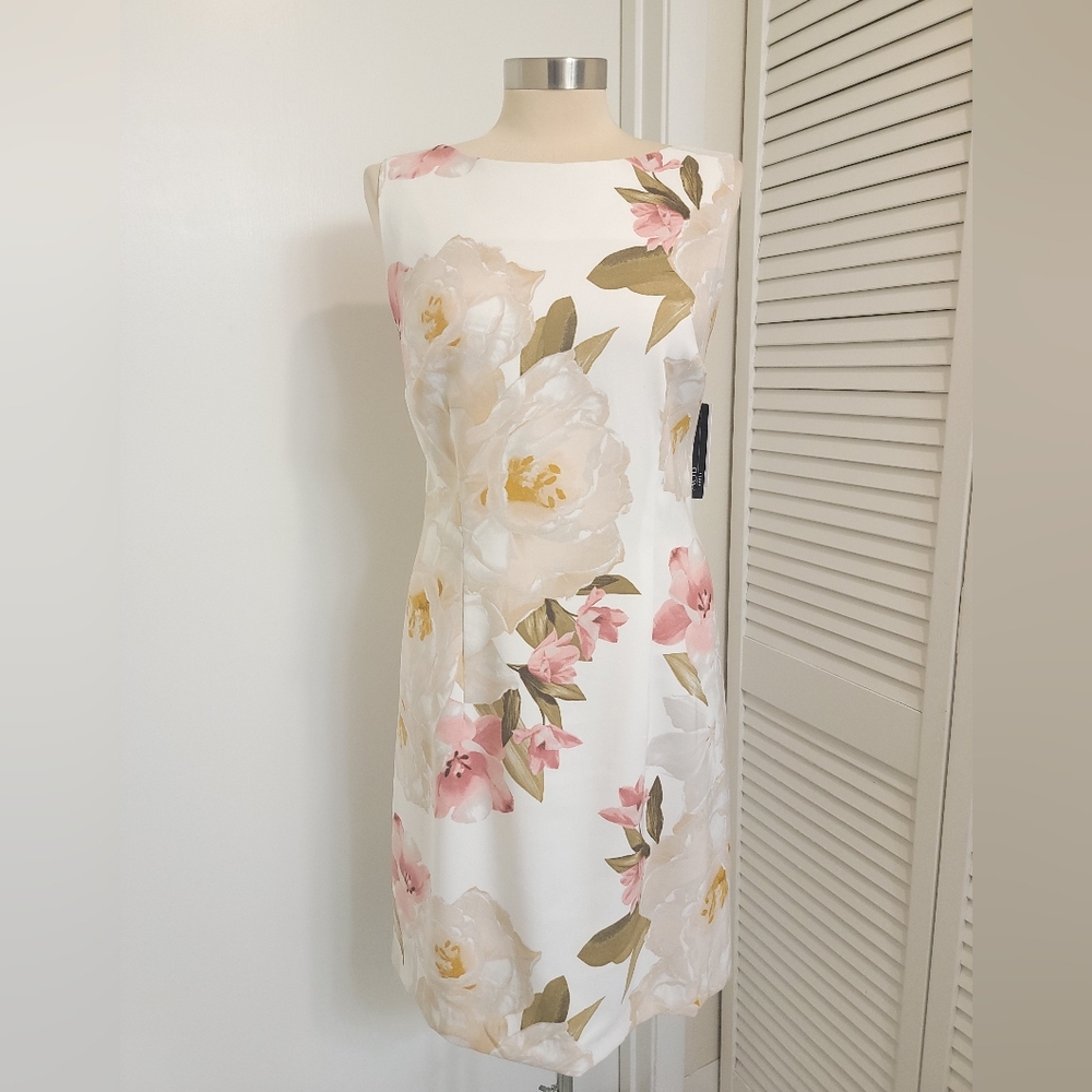 AGB FLORAL SLEEVELESS DRESS - Picture 4 of 4